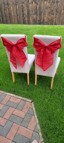 200 job lot red chair - chair, sashes