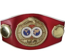 IBF World Boxing Champion Belt Adult Full Size 3D Design Boxing Council I B F