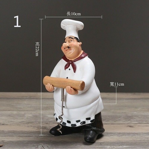 Resin chef figurine figure - resin,