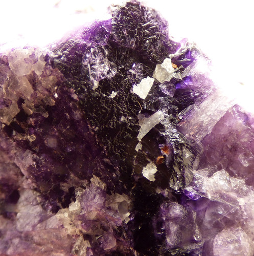 Blue john fluorite crystal - john,