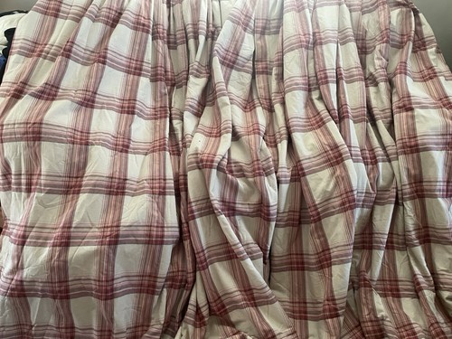 Pair huge plaid curtains laura - huge,