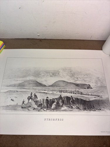 Vintage stromness orkney - stromness, print