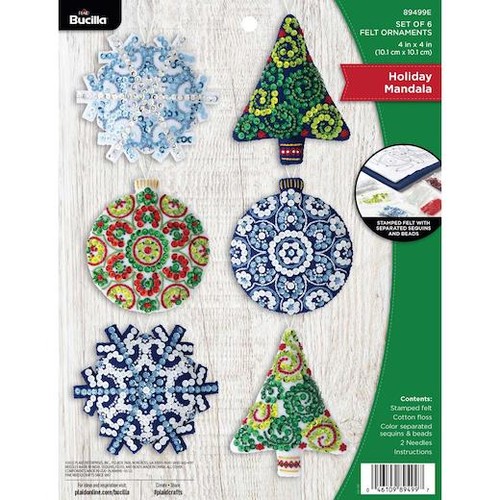 Bucilla felt ornaments - bucilla,