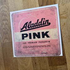 18X18cm 5 Gallon Drum Aladdin Pink Paraffin Sticker Decal