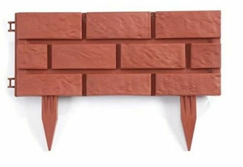 Brick effect garden edging - brick,