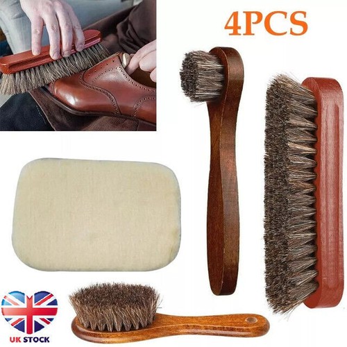 Shoe brush set horsehair - brush,