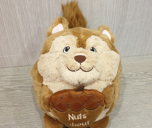 Squirrel plush soft - squirrel, "nuts
