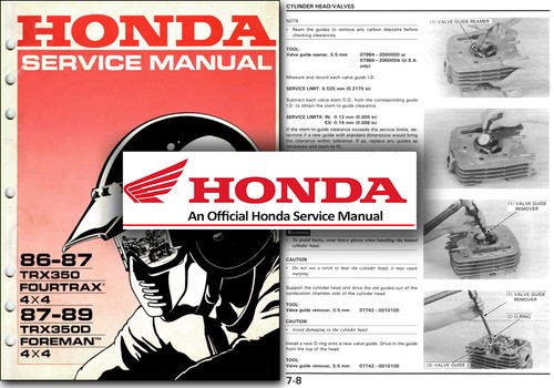 Honda trx350 fourtrax service - honda,