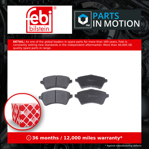 Brake pads set fits land - brake,