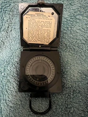 Magnetic marching compass - compass, by