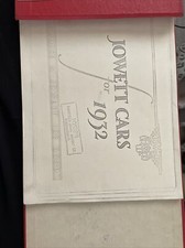 Jowett Cars 1932 Brochure