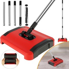 Floor Sweeper Manual Carpet Cleaner Non Electric Floor Duster Surface Cleaner UK