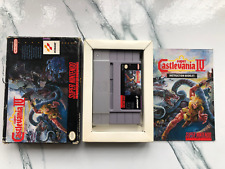 Super Castlevania IV. Nintendo Snes Ntsc.Complete. Manual Unwritten.Acceptable.
