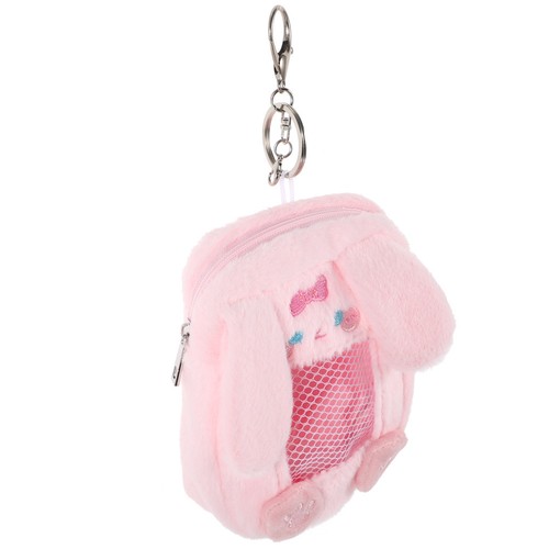 Cute pink coin purse - pink, keychain