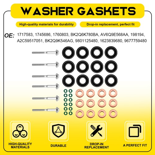 Diesel injector washer - washer, kit