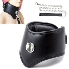 Padded PU Leather Neck Collar