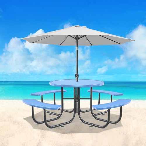 Blue heavy round outdoor - 78.7",