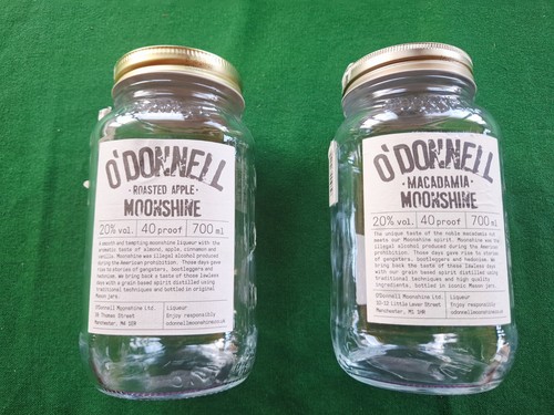 Donnell moonshine jars - 2x, o'donnell