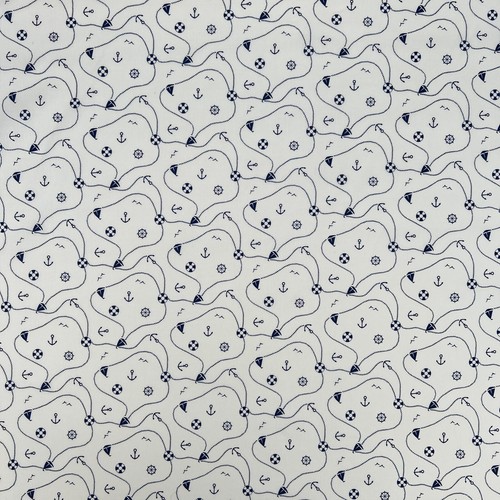 Nautical sea design - design, polycotton