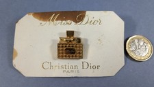 Vintage MISS DIOR Gilt Metal