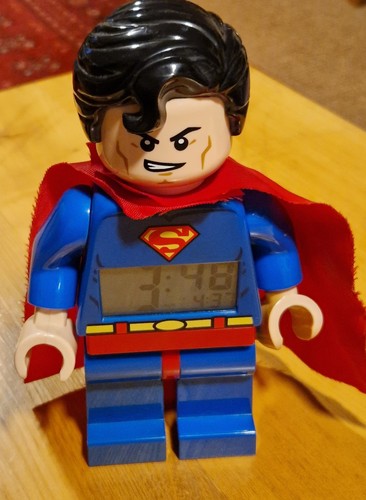 Lego superman alarm clock - dc,