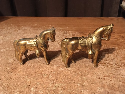 Lot two brass and - brass,