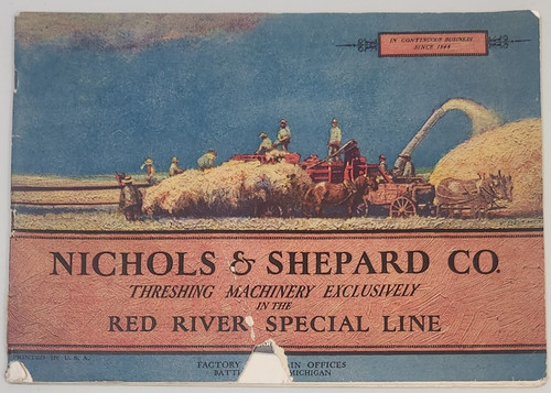 Nichols shepard threshing - &,