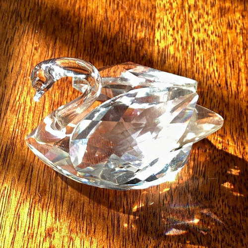 Swarovski crystal swan - swarovski,