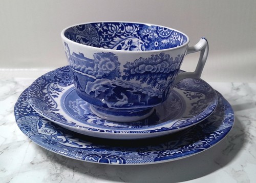 Spode italian blue white large - italian,
