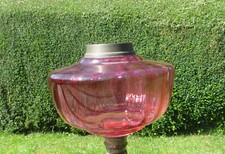 Antique Cranberry Glass Fluted
