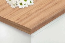 Arlington Oak Wood Effect Rounded Edge Laminate Kitchen Worktops