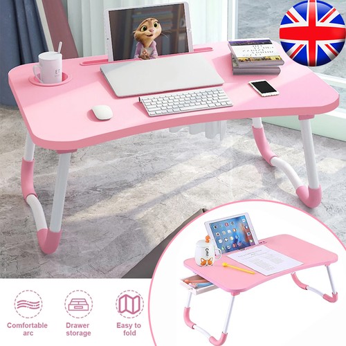 Folding laptop table stand bed - table,