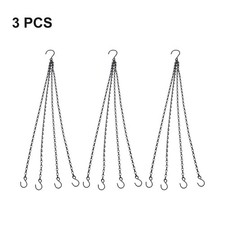 Classic Clear Finish Hanging Basket Chains Showcase your plants with style