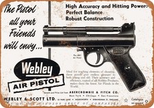 METAL SIGN - 1959 Webley Air