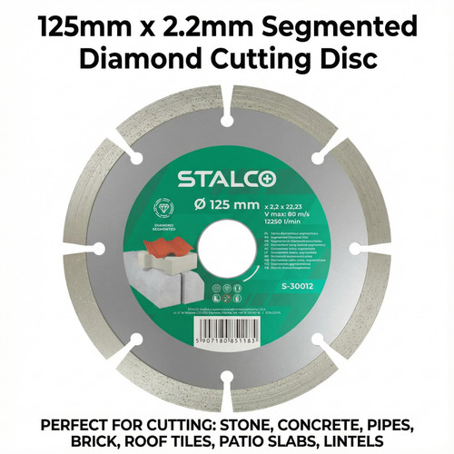 Segmented diamond disc 125 - , mm