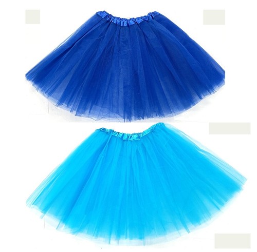 Blue tutu skirt - blue, adult