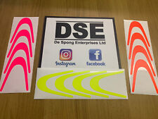 Team Dynamics Pro Race 1.2 15" Florescent 3m Valve Marking Stickers Race Sticker