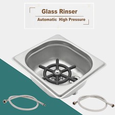 Automatic Glass Rinser W/Sink