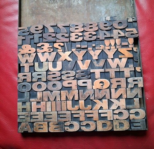 Wooden letterpress printers - wooden,