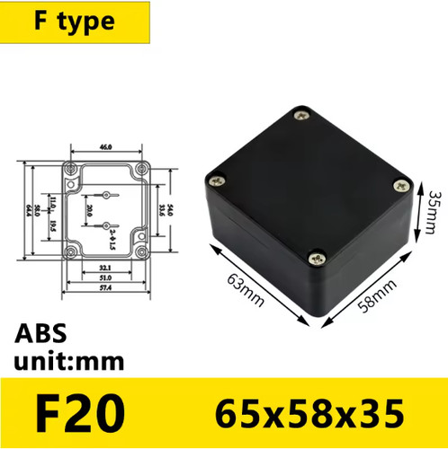 Waterproof junction box abs - waterproof,