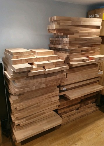 Solid oak walnut - solid,