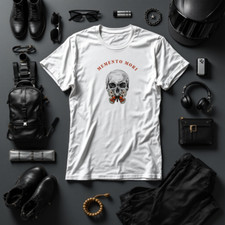Lone Wolf Biker t-shirt,Skull