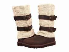 Women's UGG Classic Cassidee Tall 1007691 Chocolate 100% Original Brand NEW