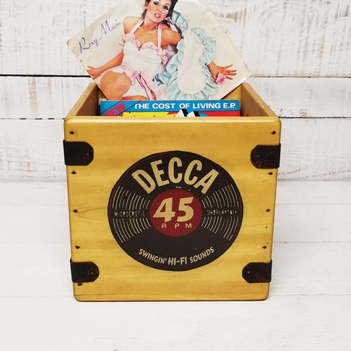 Retro record box - retro,