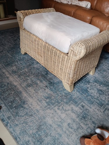 Outsunny rattan footstool with - outsunny,