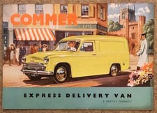 COMMER EXPRESS DELIVERY VAN Sales Brochure Sept 1959 #725A