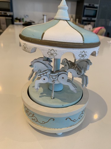 Musical carousel with horses - carousel,