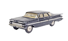 Corgi Toys No. 248 Chevrolet Impala Diecast Model Car Black Color Unboxed.