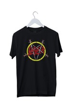 Slayer Pentagram Graphic Print Unisex T-Shirt Mens S M L XL 2 3 4 XL  