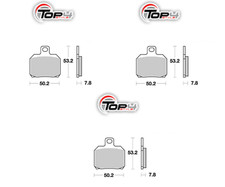 FRONT REAR SINTERED BRAKE PADS